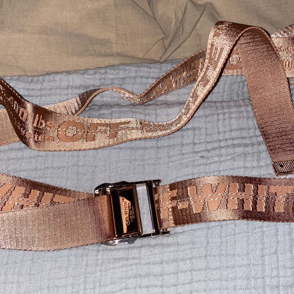 Off-White Industrial Logo Jacquard Belt View 2